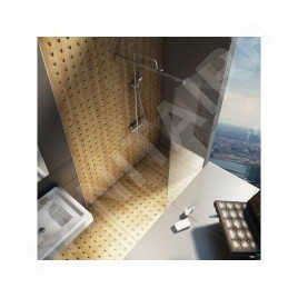 Ravak Walk-In - Barre W-SET 80 Mur/Angle, chrome GWD01000A093