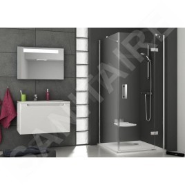Ravak SmartLine - Paroi de douche SMPS-80 L, 785-800 mm, gauche, chrome/verre clair 9SL40A00Z1