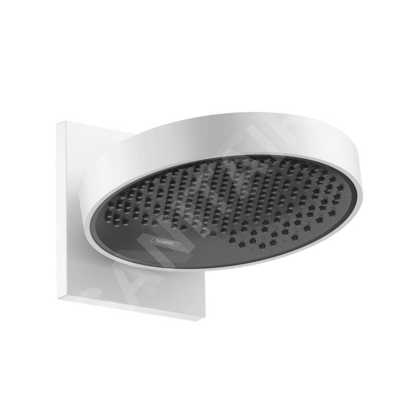 Hansgrohe Rainfinity - Douche de tête 250 avec raccord mural, 1jet, blanc mat 26226700
