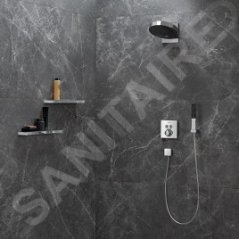 Hansgrohe Rainfinity - Douche de tête 250 avec raccord mural, 1jet, blanc mat 26226700