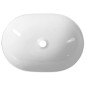 Aqualine Lavabos - Vasque à poser, 49x36 cm, sans trop-plein, blanc CA490 Aqualine Lavabos - Vasque à poser, 49x36 cm, sans trop-plein, blanc CA490