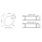 Ravak Galaxy Pro Flat - Receveur de douche, 900x900 mm, blanc XA237711010 Ravak Galaxy Pro Flat - Receveur de douche, 900x900 mm, blanc XA237711010