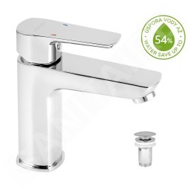 Novaservis Metalia 58 - Mitigeur de lavabo avec vidage, chrome 58003,0