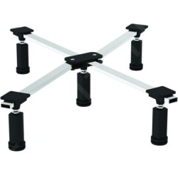 Ideal Standard Strada - Pieds pour receveur (à encastrer et à carreler), chrome/noir K712667