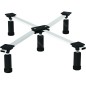 Ideal Standard Strada - Pieds pour receveur (à encastrer et à carreler), chrome/noir K712667