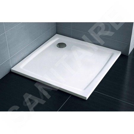 Ravak Galaxy Pro Flat - Receveur de douche, 800x800 mm, blanc XA034411010