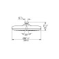 Grohe Tempesta - Douche de tête 210, 1 jet, nickel brossé 26409EN0 Grohe Tempesta - Douche de tête 210, 1 jet, nickel brossé 26409EN0