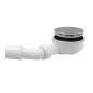 Alcadrain Accessoires - Kit de drainage diamètre 90 mm, hauteur réduite, chromé A491CR Alcadrain Accessoires - Kit de drainage diamètre 90 mm, hauteur réduite, chromé A491CR