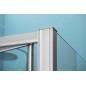 Polysan Easy Line - Porte de douche pliante 800 mm, verre clair EL1980