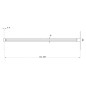 Ravak Walk-In - W SET-Uni Free/Wall, aluminium brillant GWD01000A098