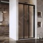 Ravak Supernova - Porte de douche en trois parties ASDP3-130, 1270-1310 mm, noir/verre Grape 00VJ03R2ZG Ravak Supernova - Porte de douche en trois parties ASDP3-130, 1270-1310 mm, noir/verre Grape 00VJ03R2ZG