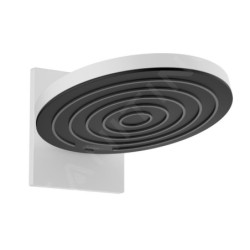 Hansgrohe Pulsify S - Douche de tête 260 avec raccordement, 2 jets, EcoSmart, blanc mat 24151700