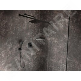 Ravak Douches - Douche de tête, 250x250 mm, noir mat X07P570