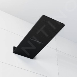 Steinberg 390 - Douche de tête, 600x250 mm, 2 jets, noir mat 390 5662 S