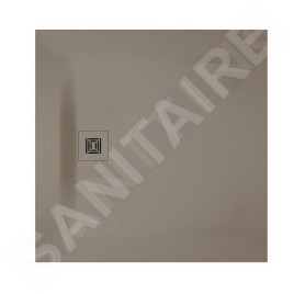 Duravit Sustano - Receveur de douche, 1000x1000 mm, DuraSolid, beige mat 720275640000000