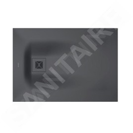 Duravit Sustano - Receveur de douche 1000x700 mm, DuraSolid, gris foncé mat 720272650000000
