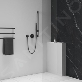 Ravak Douches - Coude mural, noir mat X07P673