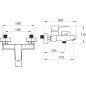 Novaservis Metalia 58 - Mitigeur de baignoire, chrome 58020/1,0