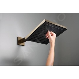 Hansgrohe Pulsify E - Douche de tête, 26x26 cm, EcoSmart+, bronze brossé 24333140
