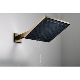 Hansgrohe Pulsify E - Douche de tête, 26x26 cm, EcoSmart+, bronze brossé 24333140