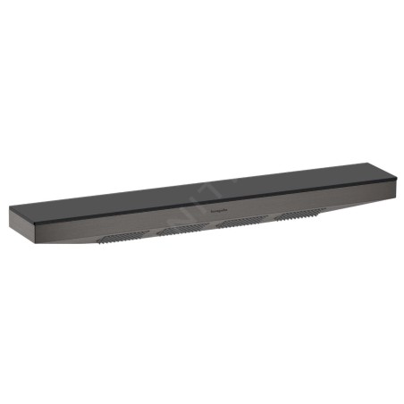 Hansgrohe Rainfinity - Douche de cou avec étagère, chrome noir brossé 26243340