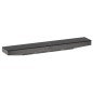 Hansgrohe Rainfinity - Douche de cou avec étagère, chrome noir brossé 26243340