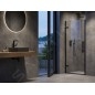 Ravak Cool! - Porte de douche 90x195 cm, noir/verre clair X0VV70300Z1