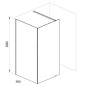 Ravak Walk-In - Paroi de douche Walk-in Wall 90, 900x2000 mm, blanc/verre clair GW9W70E00Z1 Ravak Walk-In - Paroi de douche Walk-in Wall 90, 900x2000 mm, blanc/verre clair GW9W70E00Z1