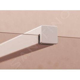 Ravak Walk-In - Paroi de douche Walk-in Wall 90, 900x2000 mm, blanc/verre clair GW9W70E00Z1