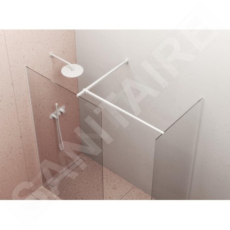 Ravak Walk-In - Upright W SET-Uni Free/Wall, blanc GWD01000E006