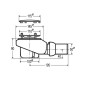Villeroy & Boch Subway Infinity - Garniture de vidage Tempoplex Plus Compact 90 mm, blanc 92260068