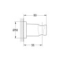 Grohe Rainshower - Support mural de douchette, supersteel 27074DC0
