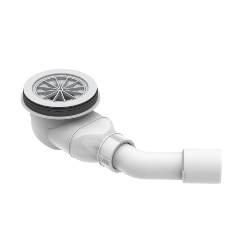 Laufen Accessoires - Siphon Marbond Solutions DN50, sans cache H2951270000001