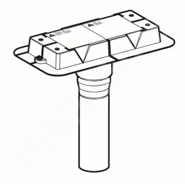 Geberit CleanLine - Kit d’encastrement pour canivelle de douche CleanLine, installation dans le carrelage déjà posé 154.153.00.1