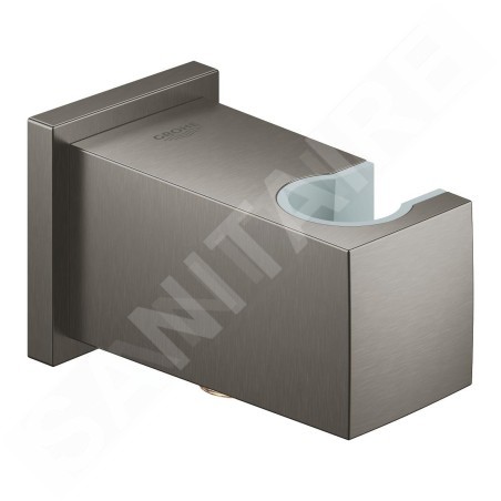 Grohe Euphoria Cube - Coude mural avec support, Hard Graphite brossé 26370AL0