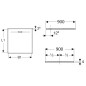 Geberit Sestra - Receveur de douche 900x900 mm, blanc 550.250.00.2