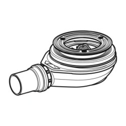 Geberit Accessoires - Bonde de receveur de douche, garde d'eau 30 mm 150.581.00.1