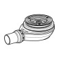 Geberit Accessoires - Bonde de receveur de douche, garde d'eau 30 mm 150.581.00.1