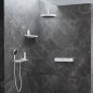 Hansgrohe Rainfinity - Douche d'épaules 500 avec tablette, 1jet, couleur chrome 26243000