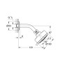 Grohe Tempesta Cosmopolitan - Douche de tête, 4 jets, chrome 27869001