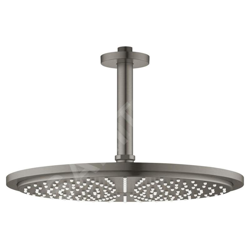 Grohe Rainshower Cosmopolitan - Douche de tête 310, bras de douche 142 mm, un jet, graphite foncé brossé 26067AL0 Grohe Rainshower Cosmopolitan - Douche de tête 310, bras de douche 142 mm, un jet, graphite foncé brossé 26067AL0