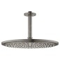 Grohe Rainshower Cosmopolitan - Douche de tête 310, bras de douche 142 mm, un jet, graphite foncé brossé 26067AL0 Grohe Rainshower Cosmopolitan - Douche de tête 310, bras de douche 142 mm, un jet, graphite foncé brossé 26067AL0