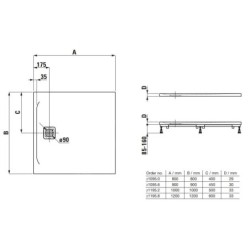 Laufen Pro - Receveur de douche 1200x1200 mm, blanc H2119580000001