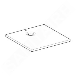 Geberit Olona - Receveur de douche 900x900 mm, blanc 550.751.00.1