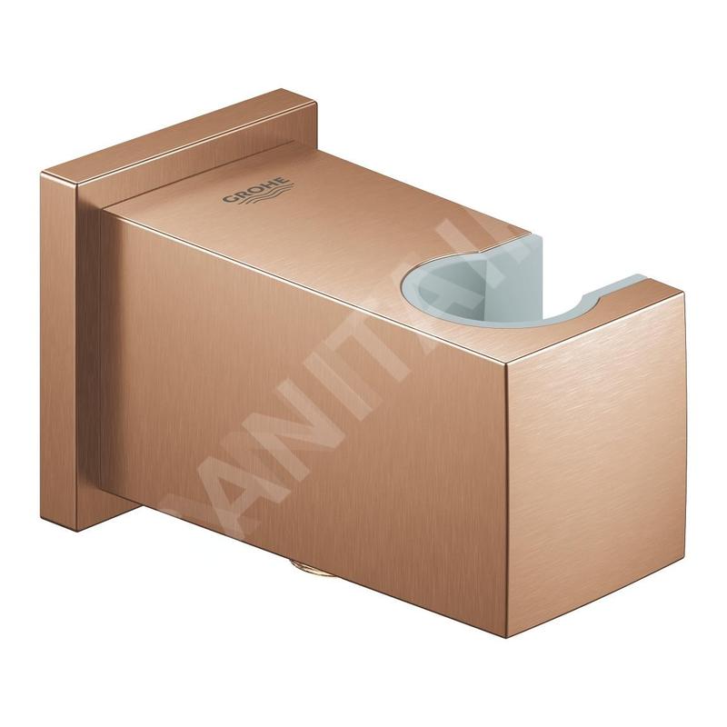 Grohe Euphoria Cube - Coude de raccordement de douche avec support, Warm Sunset brossé 26370DL0