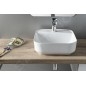 Sapho Lavabos - Lavabo Molvena 395x395 mm, sans trop-plein, blanc AR453 Sapho Lavabos - Lavabo Molvena 395x395 mm, sans trop-plein, blanc AR453