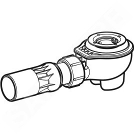 Geberit Accessoires - Bonde de receveur de douche, d 52 mm 150.680.00.1