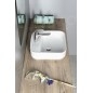 Sapho Lavabos - Lavabo Molvena 395x395 mm, sans trop-plein, blanc AR453 Sapho Lavabos - Lavabo Molvena 395x395 mm, sans trop-plein, blanc AR453