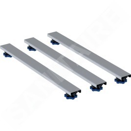 Geberit Accessoires - Kit pour montage brut 700 mm, hauteur de 6-12 cm, pour les receveurs jusqu'à 1400 mm 554.958.00.1