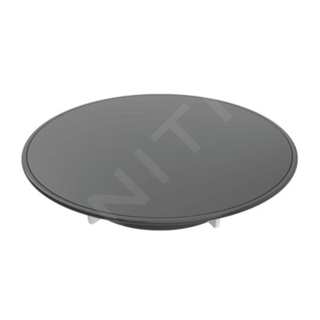 Geberit Accessoires - Cache-bonde pour kit d'évacuation de la douche, noir mat 150.266.16.1